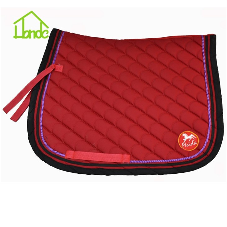 Breathable English Red Color Horse Saddle Pads
